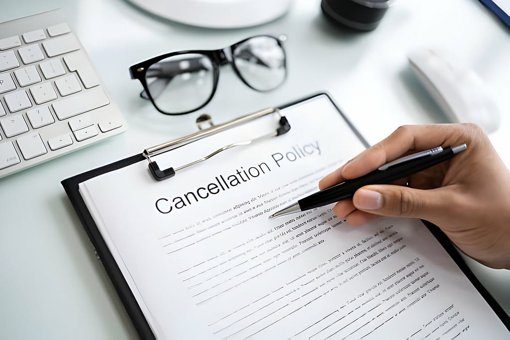 Cancellation policy Things to Check Before Staying in a Hotel 1