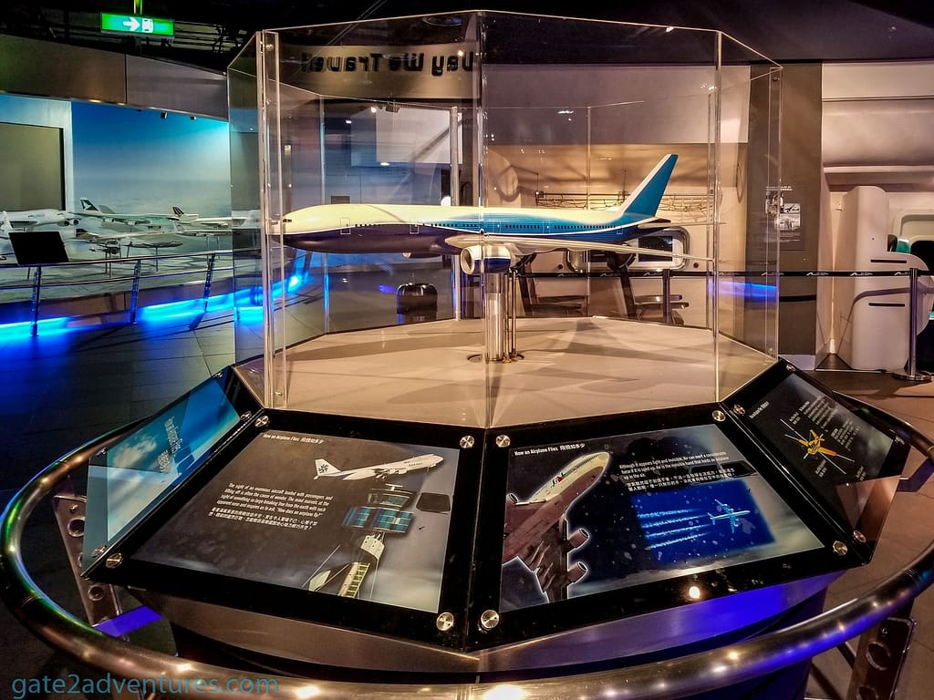 Aviation Discovery Centre(Hong Kong International Airport)Airplanes, Maps, Screens