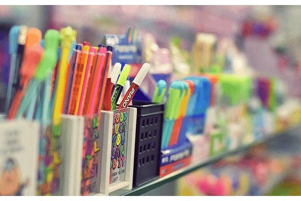 stationaries in a store