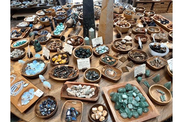 various unique colourful rocks