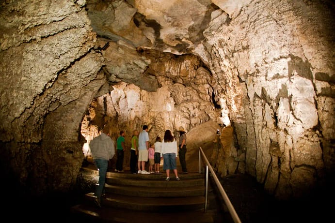 Which State is the Caving Capital of America?