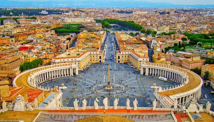 The Vatican City, Rome, Paris