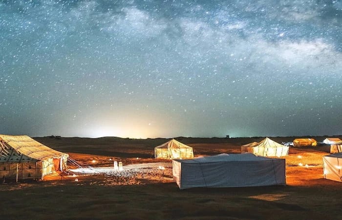 Camping activities in Morocco