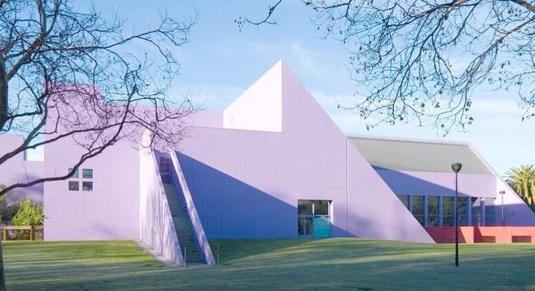 A purple coloured children's museum