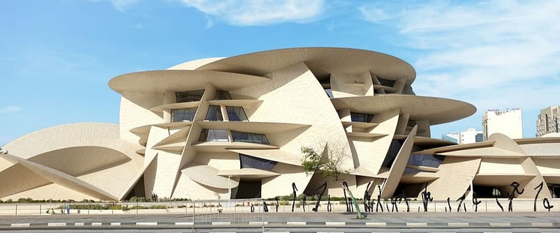 Visit the National Museum of Qatar for things to do in Qatar with kids
