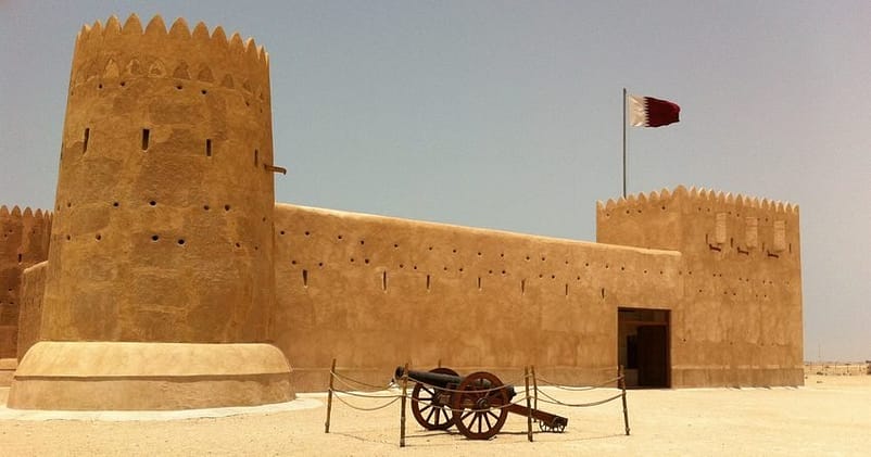 Visit Al Zubarah fort for things to do in Qatar with kids